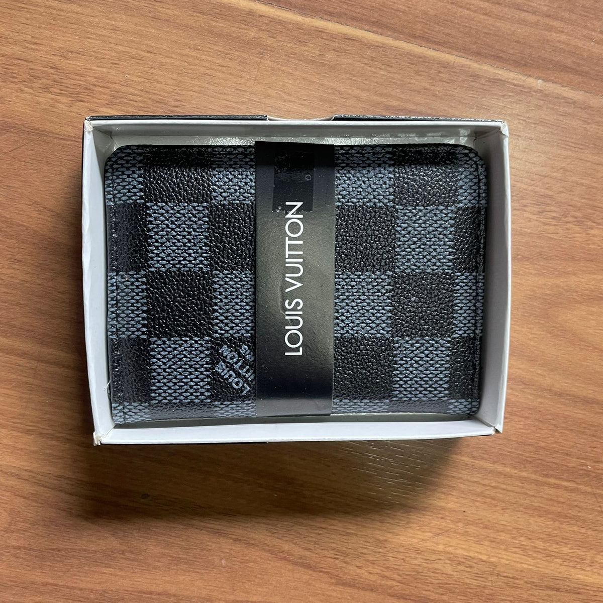 Carteira Louis Vuitton Xadrez Preta