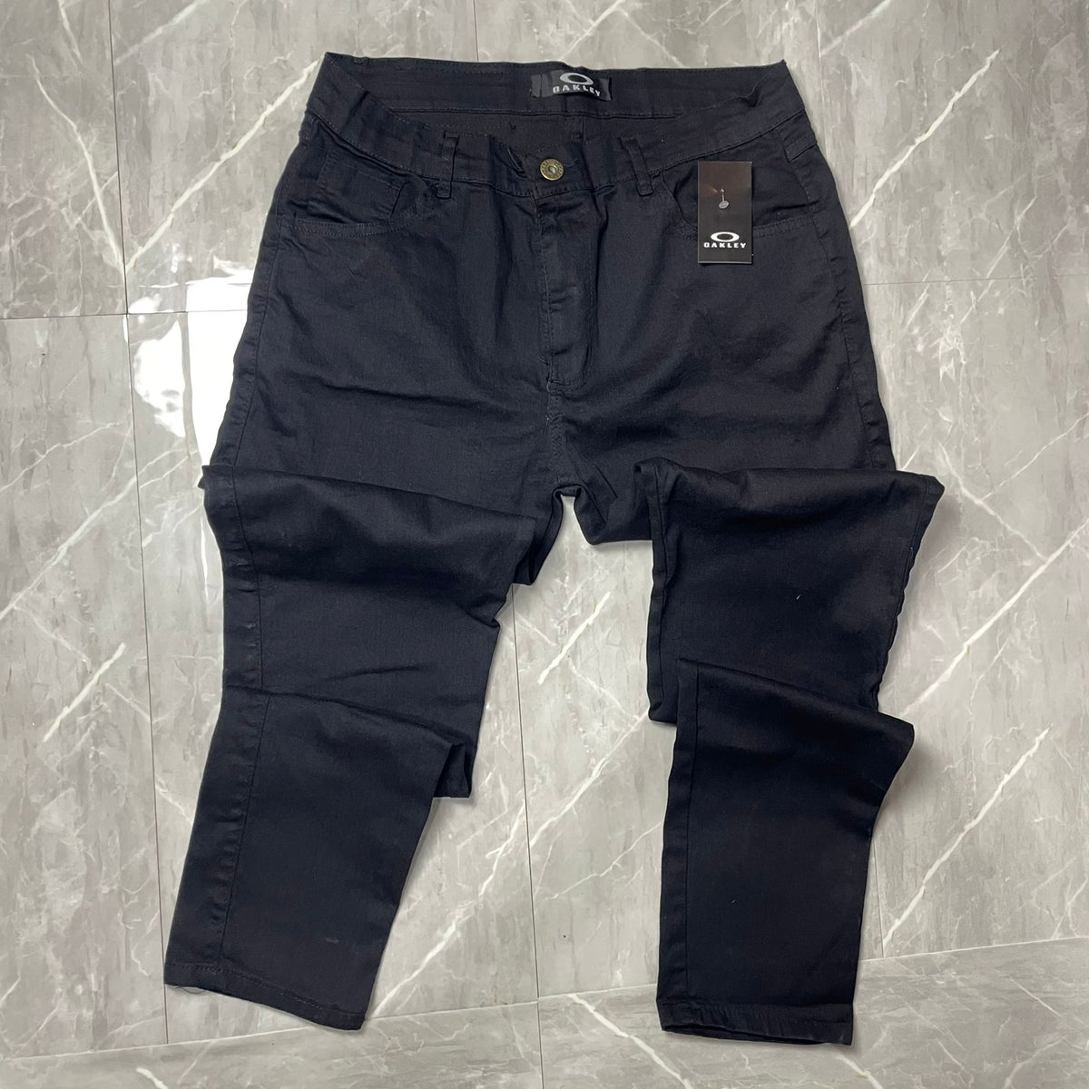 Calça Jeans Básica Preta Oakley