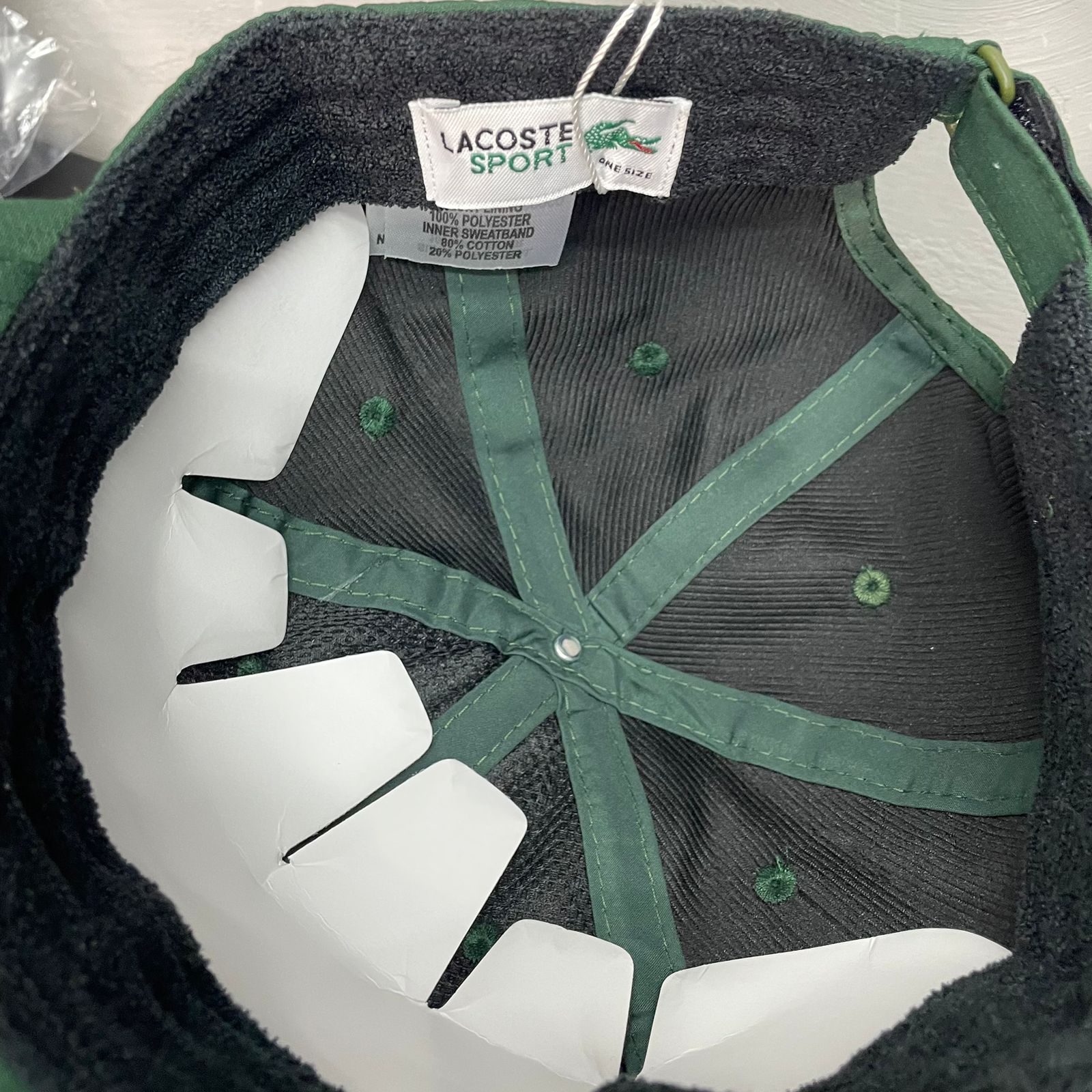 Boné Lacoste Sport Verde Escuro