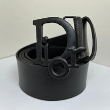 Cinto Grife Dior Couro Sintético Unissex Fivela Metal