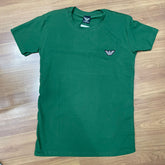 Camiseta Grife Armani Básica Logo Bordado Águia