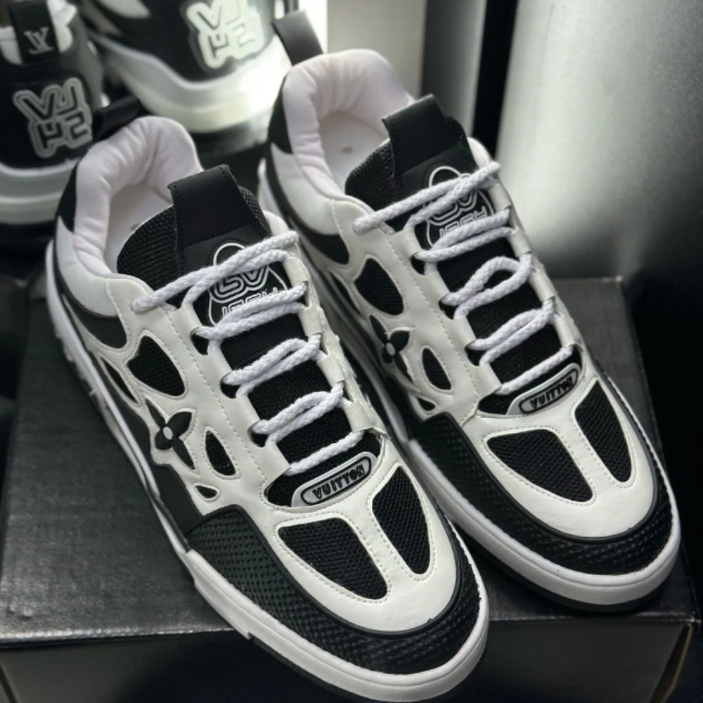 Louis Vuitton Skate Preto/Branco LV Importado